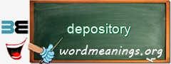 WordMeaning blackboard for depository